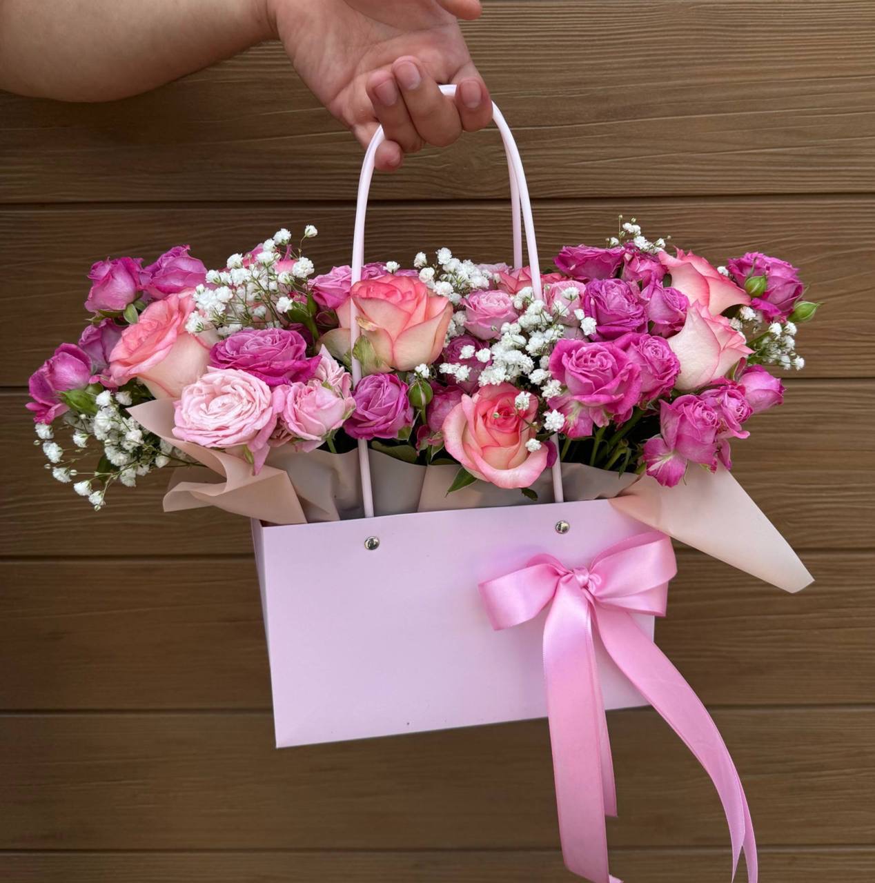 Композиция розовая мечта🌸